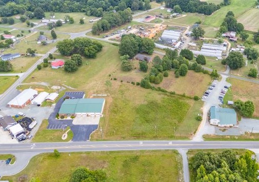 Aerial image of Development Site in Graham, NC